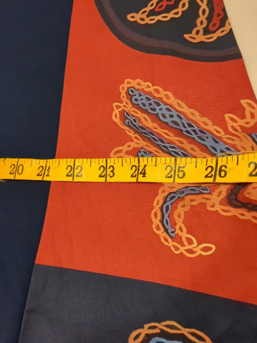 π’πβππ’ P2P 22" Navy Maxi Dress with Decorative Nautical Print Panel - Picture 12 of 12